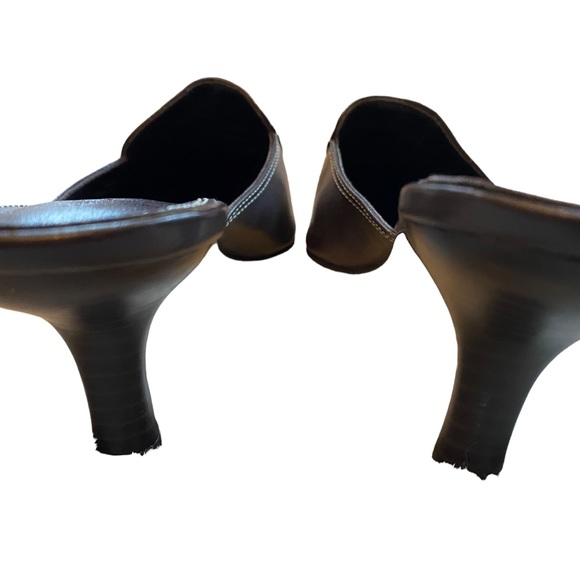 Pierre Dumas Brown Pointy Toe Slip On 9 - Picture 3 of 11